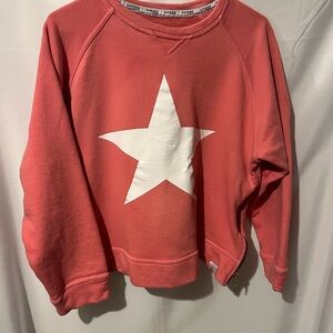 Sunshine Park Women's pink/coral Star Graphic Sweatshirt